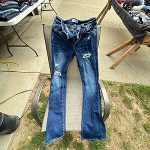 Women's Blue Boot Cut Jeans